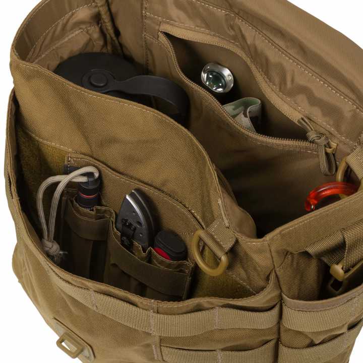Bushcraft Haversack Tasche Cordura earth braun / clay