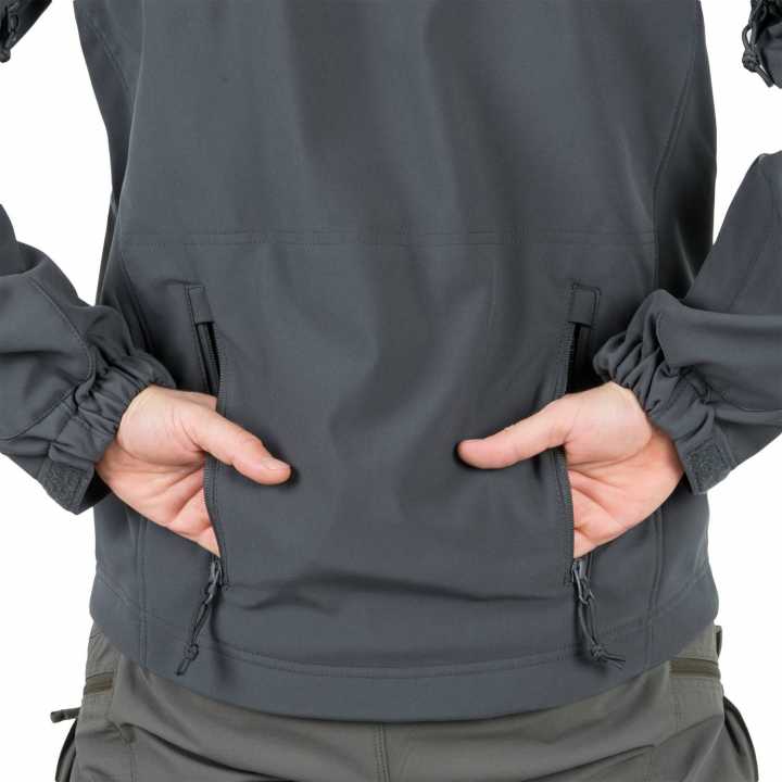 Jacke Gunfighter - Shark Skin Windblocker grau