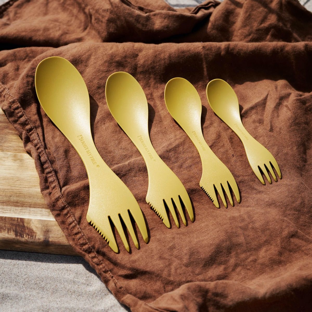 Spork klein 2-pack green/pink