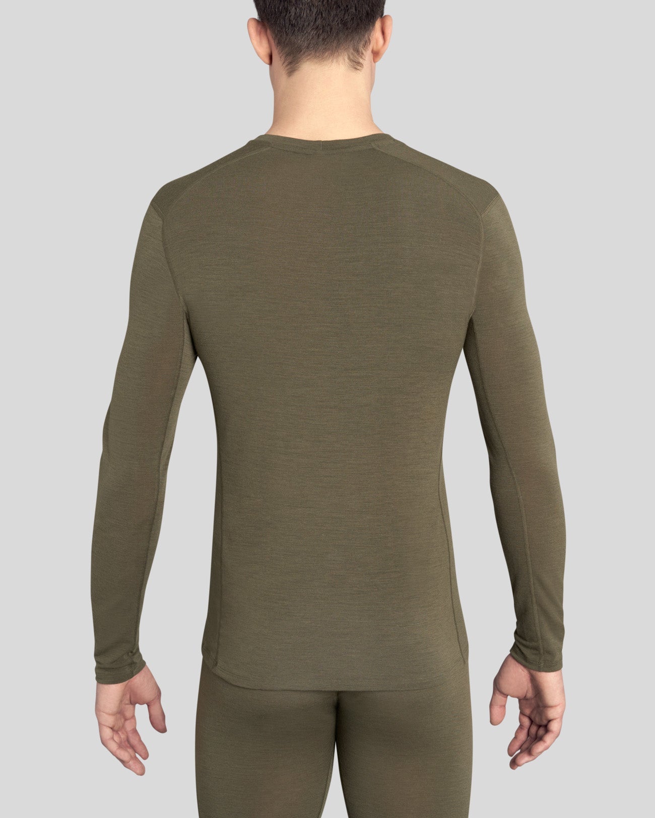 Merino Slim LS Shirt FR olive green