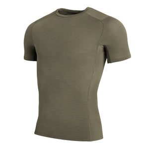 Merino Slim T-Shirt FR stone grey