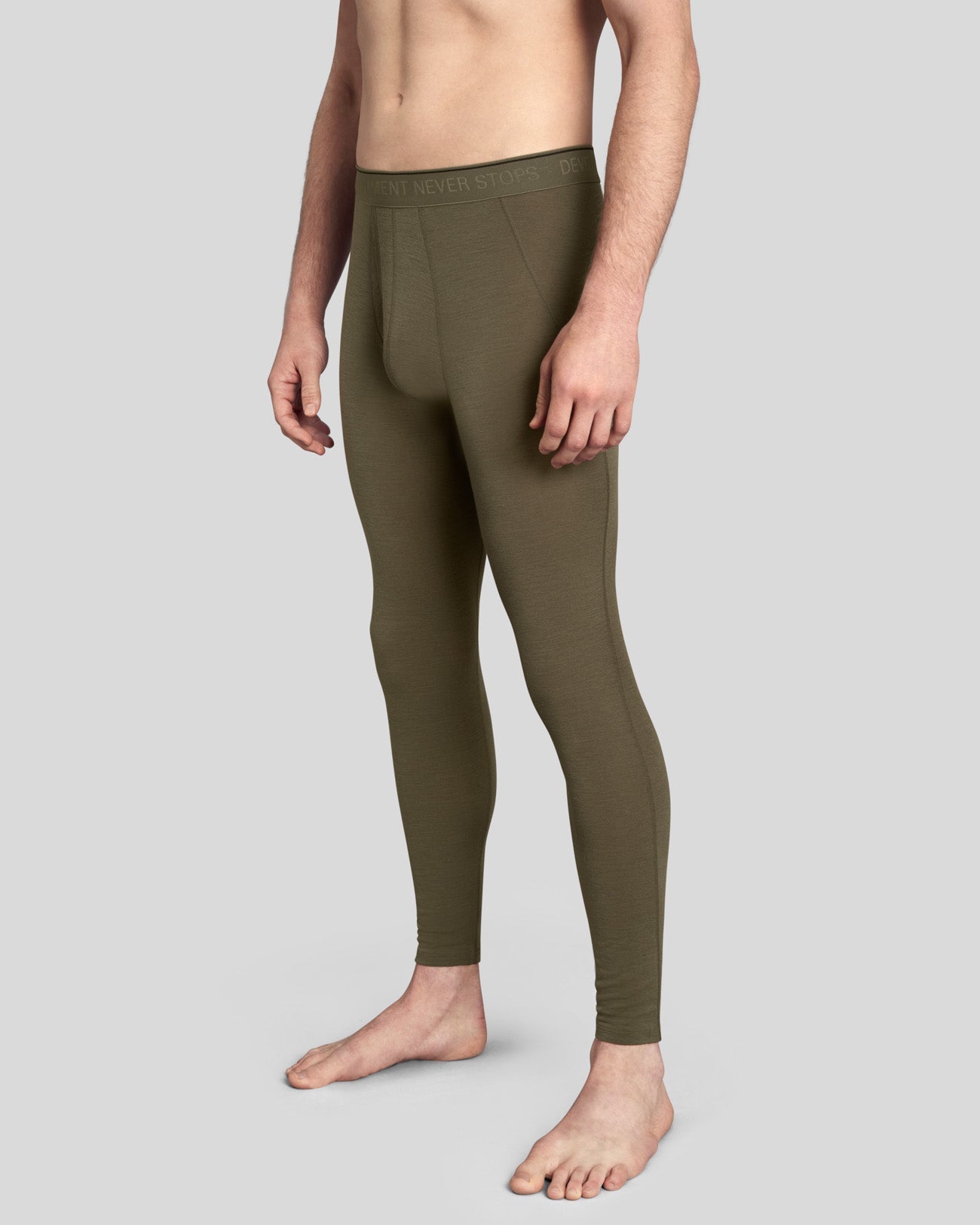 Merino Jockey Tights long FR stone grey