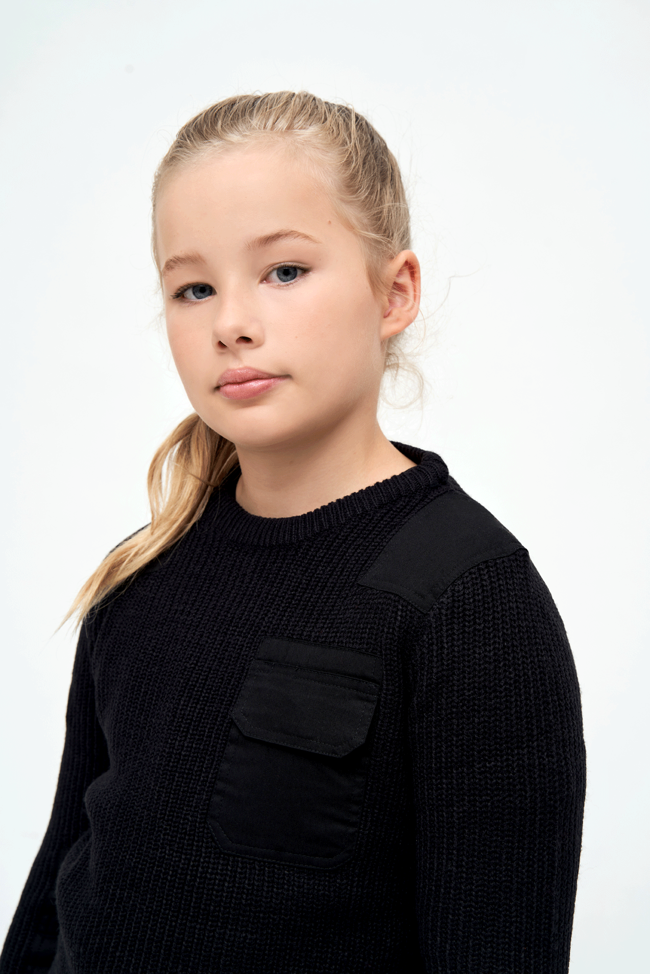 Kids BW Pullover black