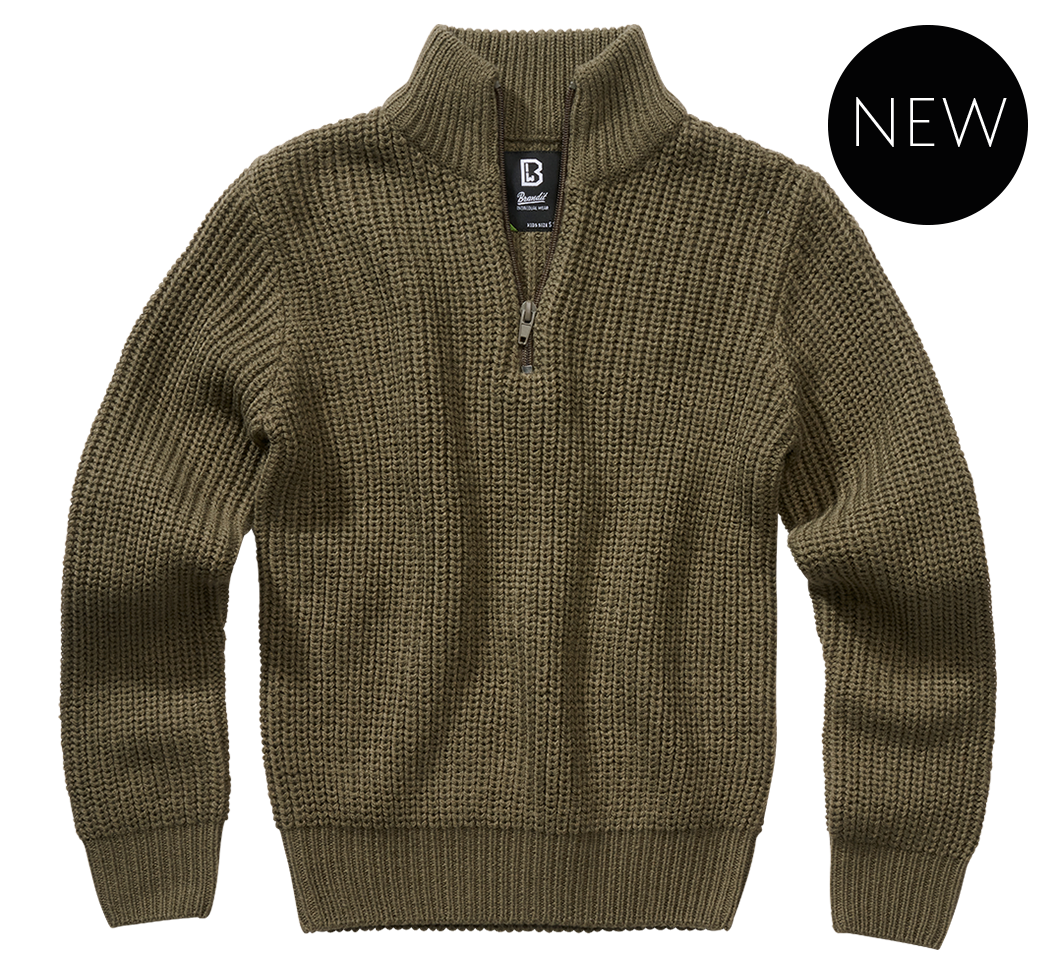 Kids Marine Troyer Pullover olive