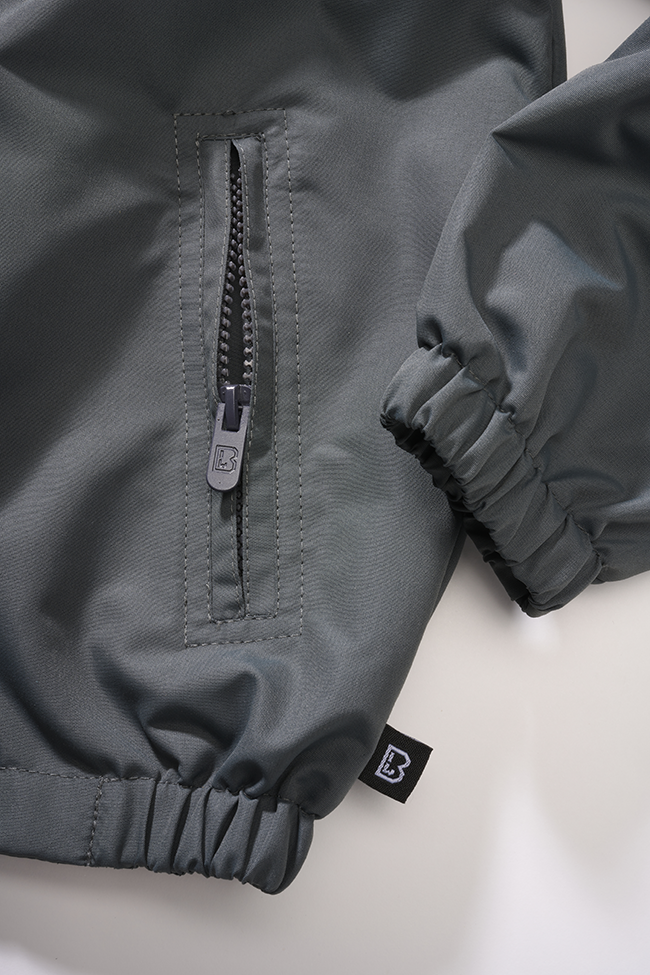 Kids Summerwindbreaker Frontzip anthracite