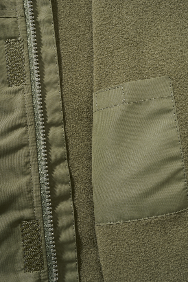 Kids Windbreaker Frontzip olive