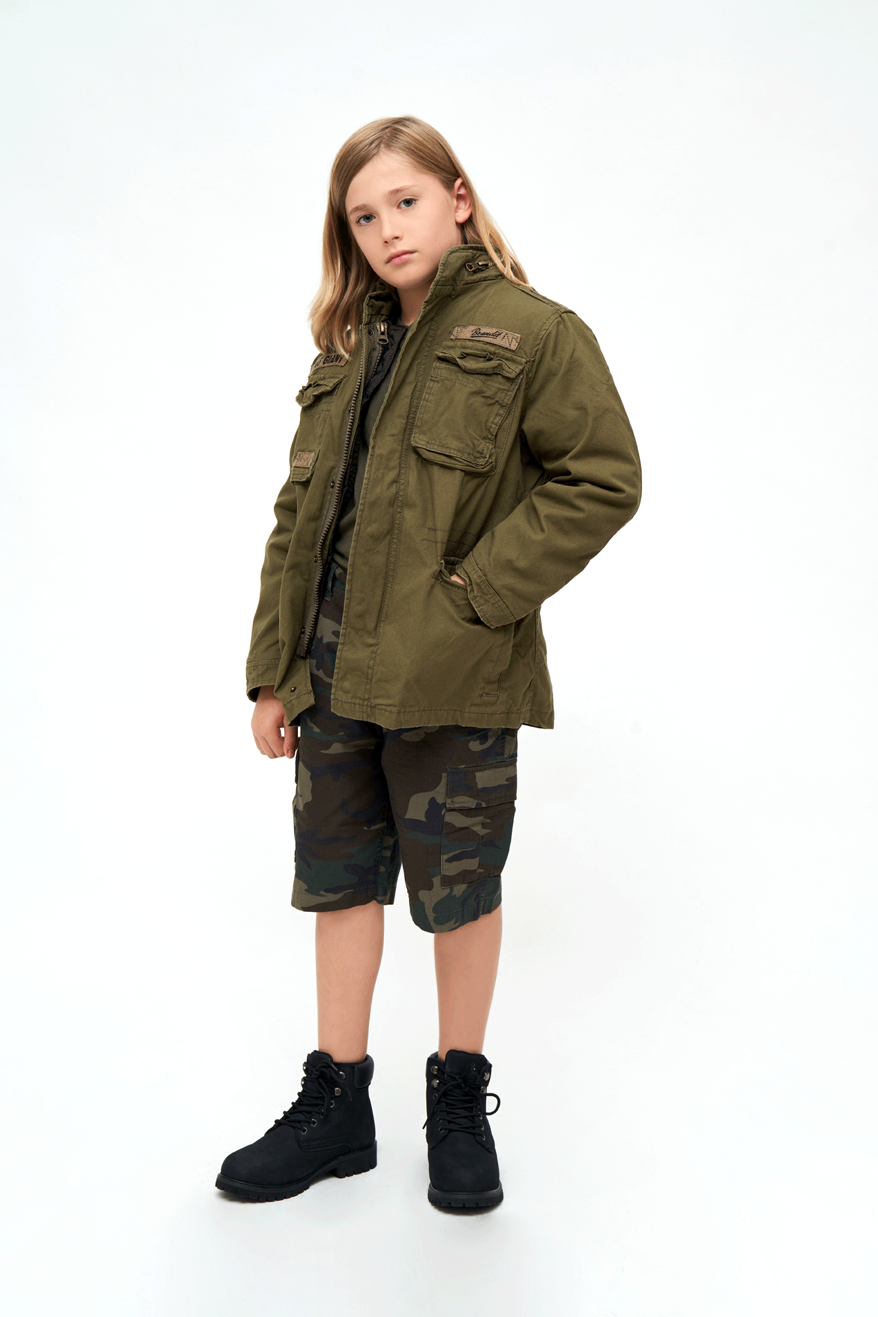 Kids M65 Giant Jacket olive