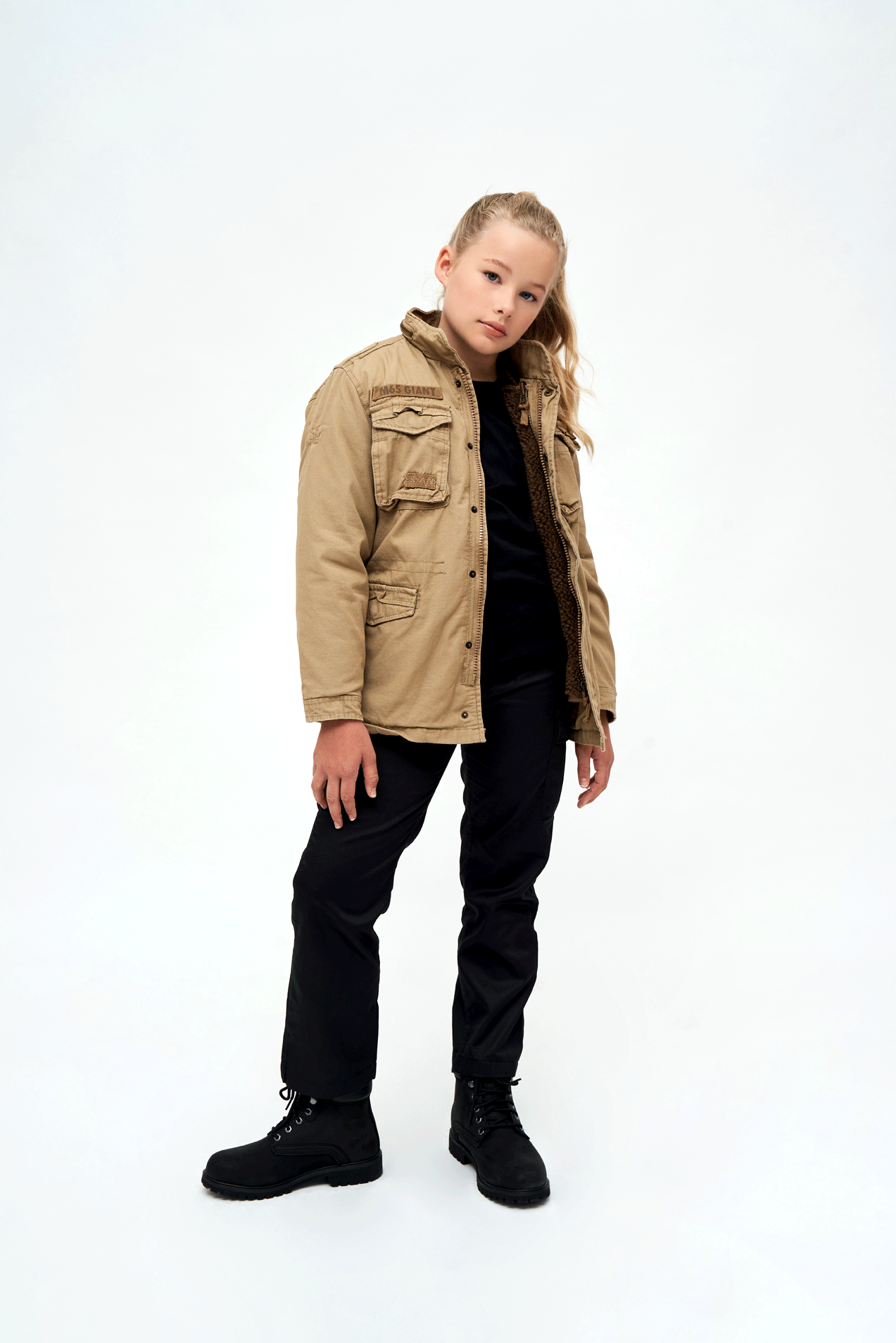 Kids M65 Giant Jacket camel