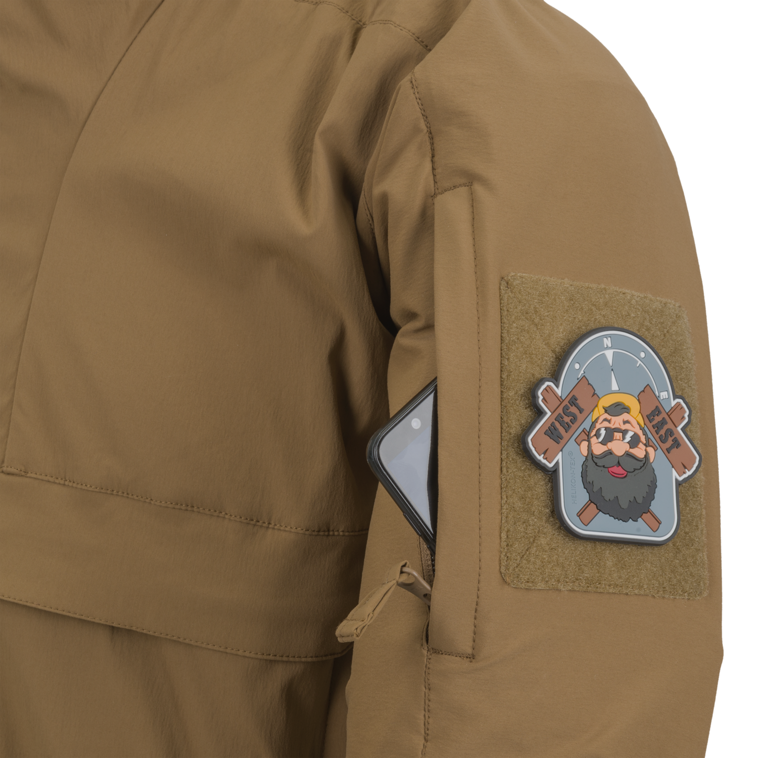 MISTRAL Anorak Jacket - Soft Shell - Mud Brown