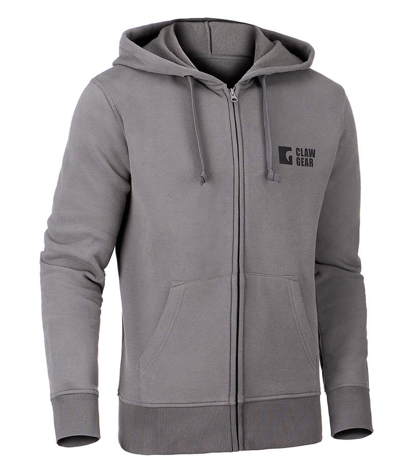 CG Logo Zip Hoodie wolf grey