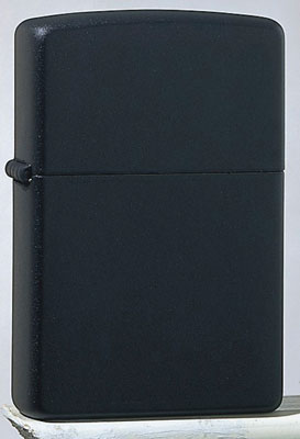 Zippo Benzinfeuerzeug matt schwarz