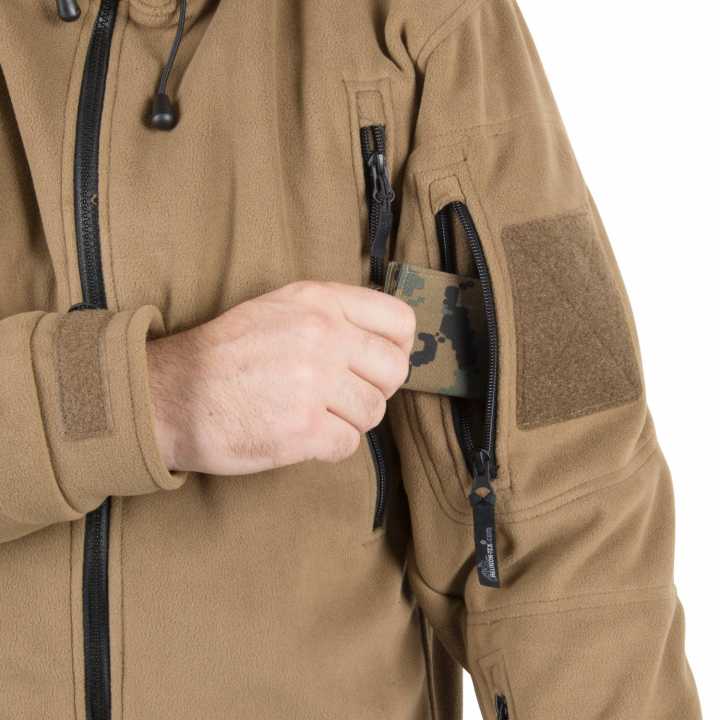 Fleecejacke Patriot schwarz - Double Fleece