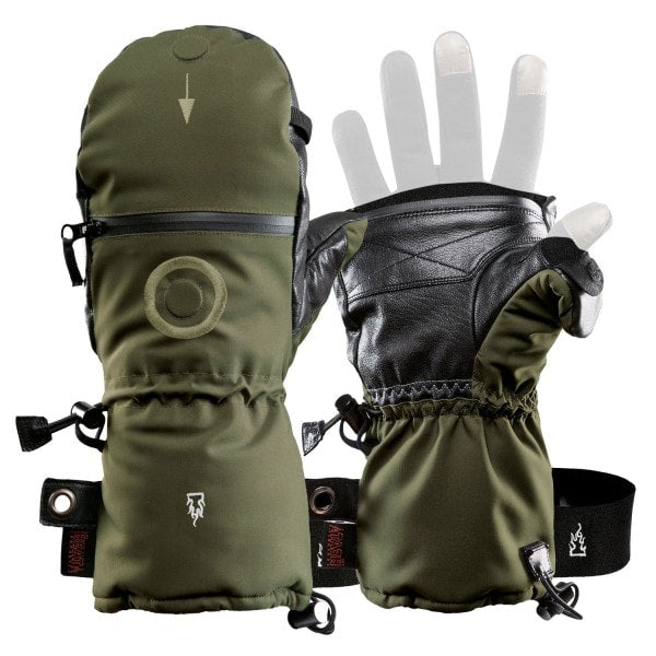 SHELL Handschuh olive