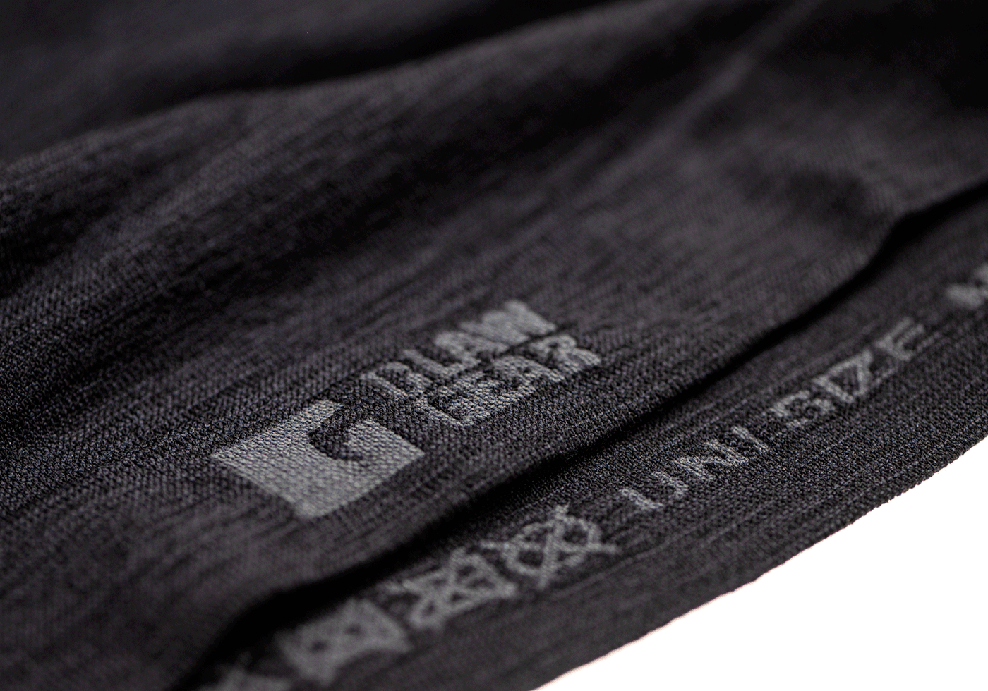 Merino Seamless Neck Gaiter schwarz