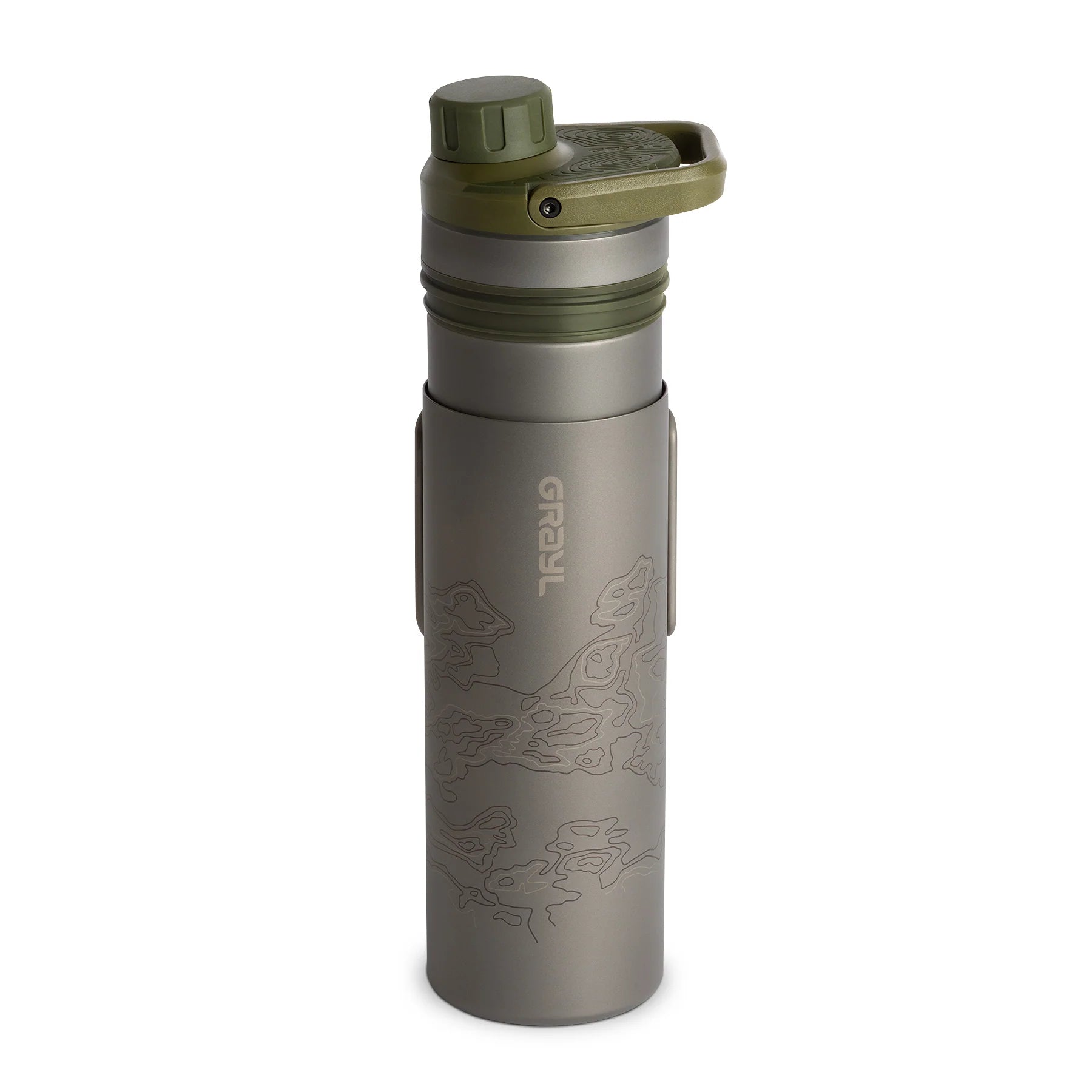 UltraPress 500ml Wasserfilter Titan olive drab