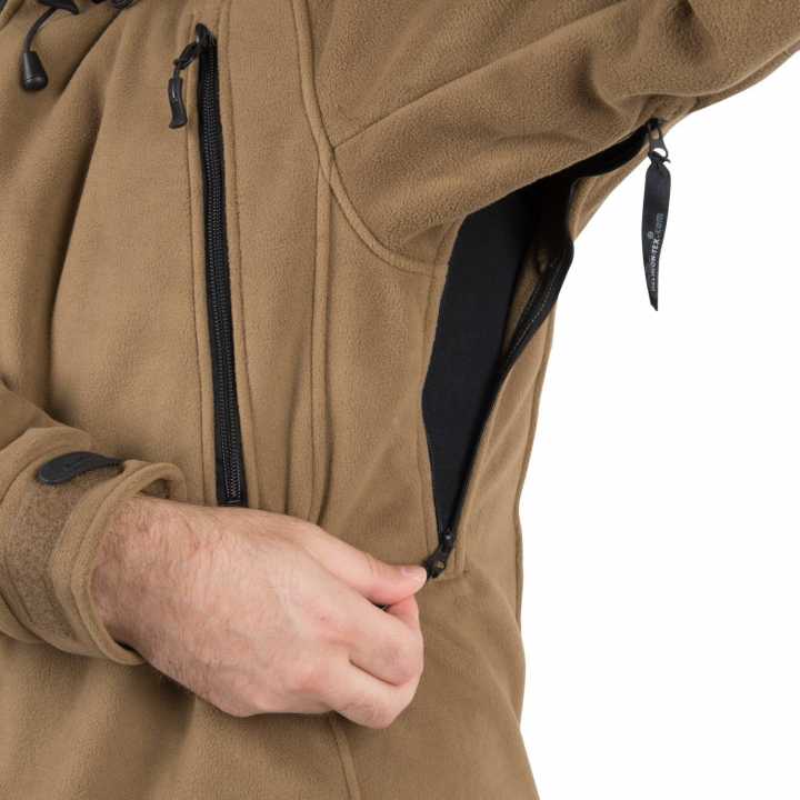 Fleecejacke Patriot grau - Double Fleece
