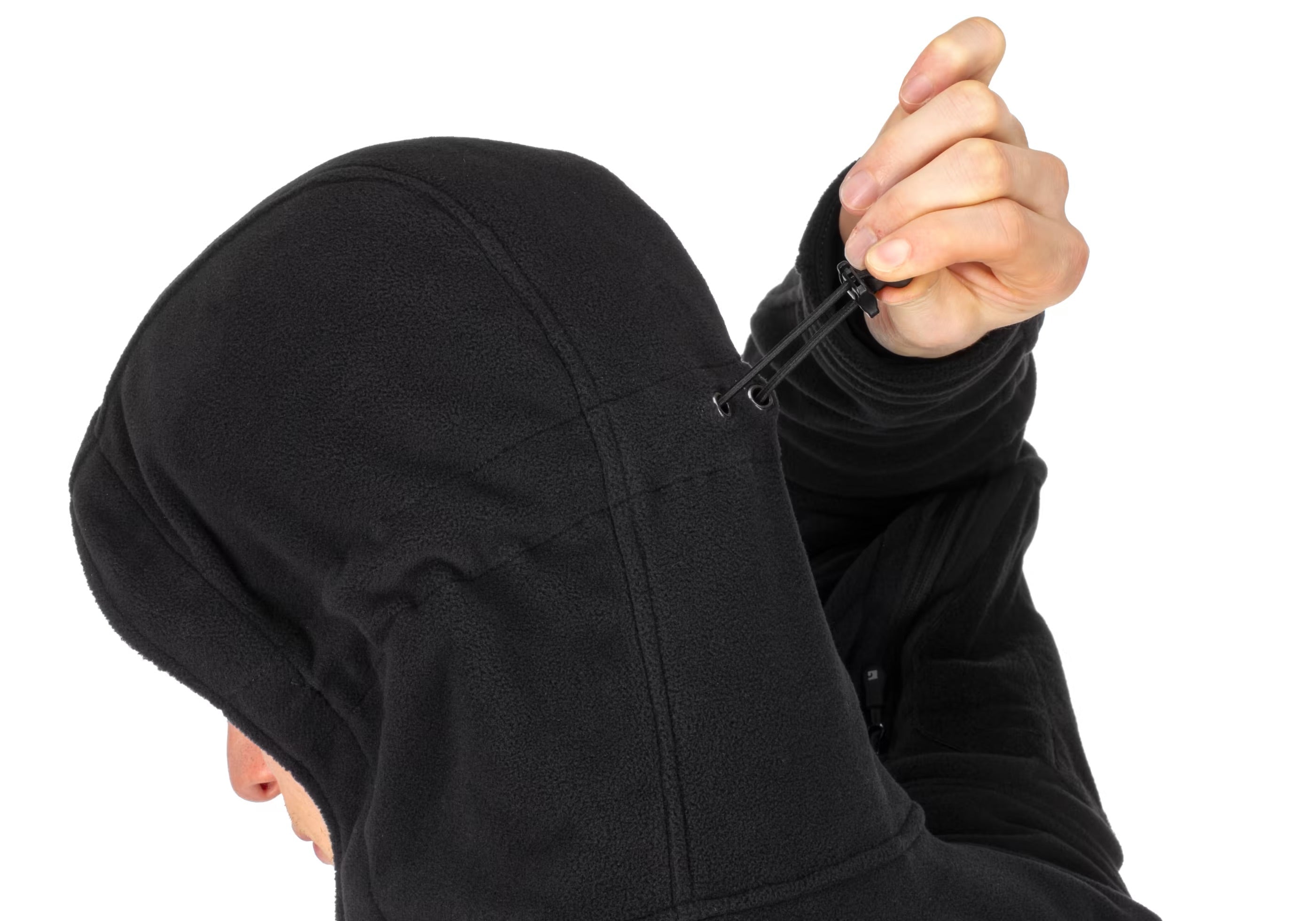 LYNX Fleece Hoodie schwarz
