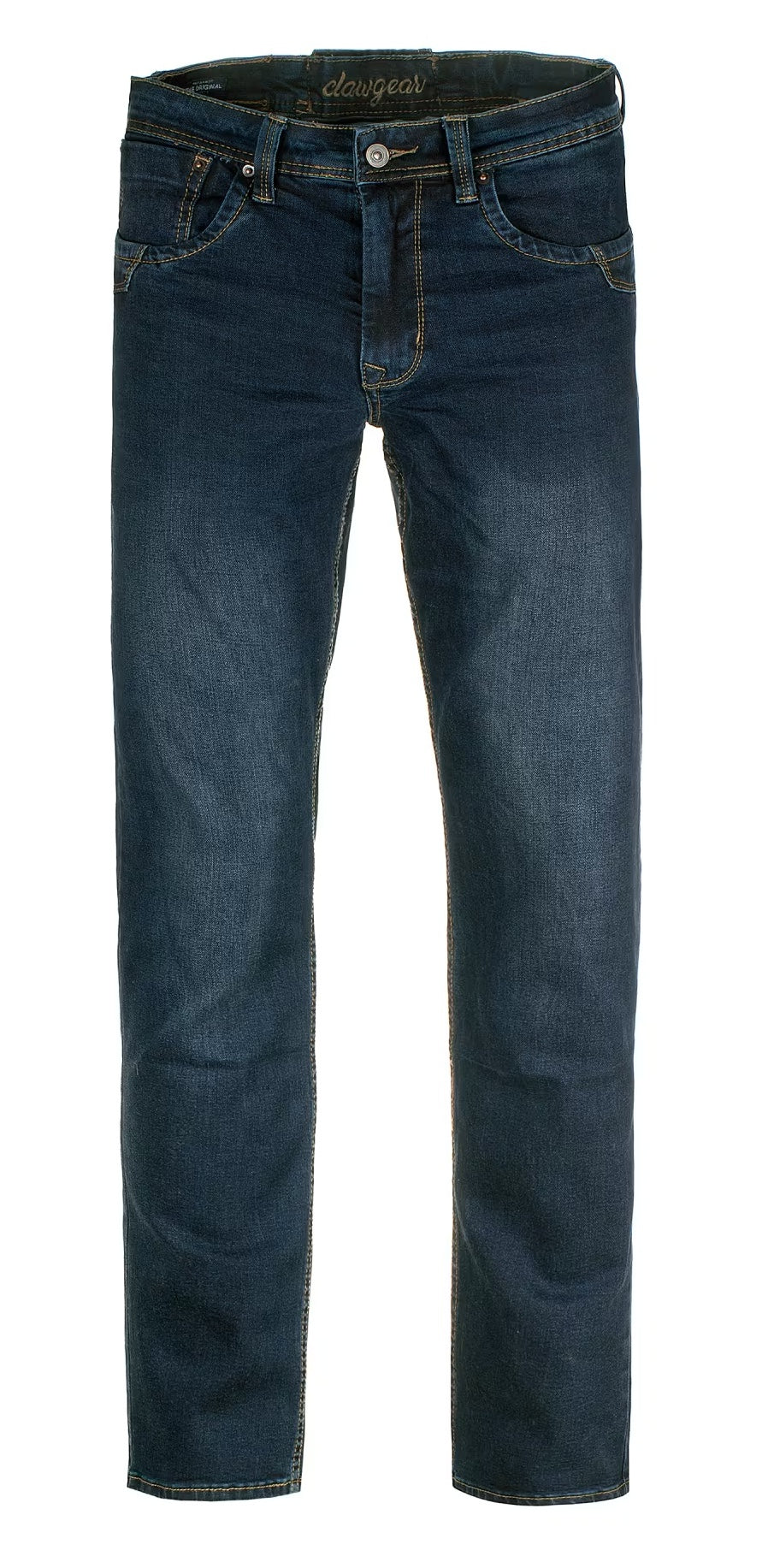 Blue Denim Tactical Flex Jeans - midnight washed