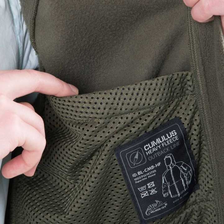 Cumulus Jacket schwarz - Heavy Fleece