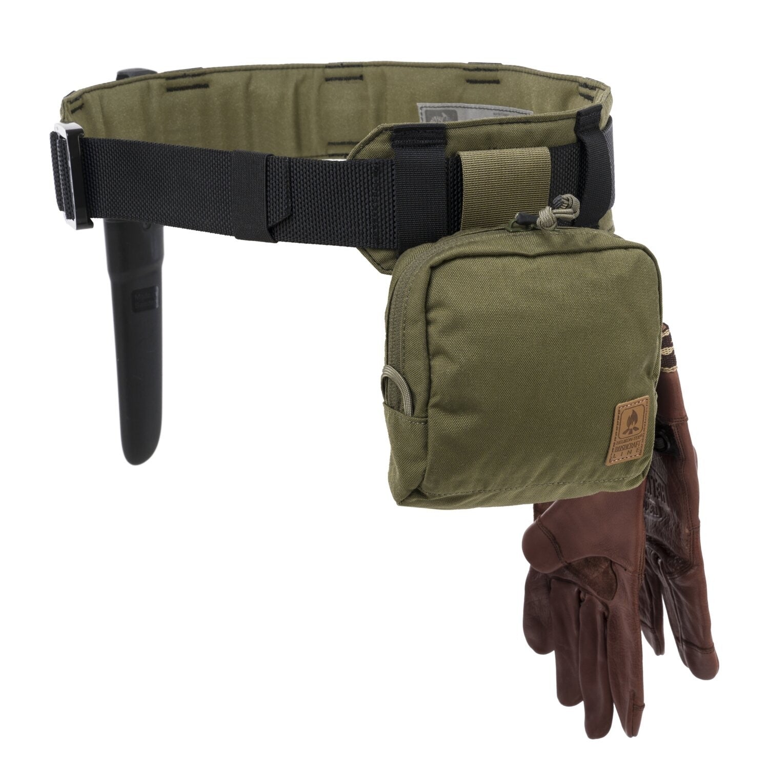 Forester Bushcraft Belt - earth brown/black