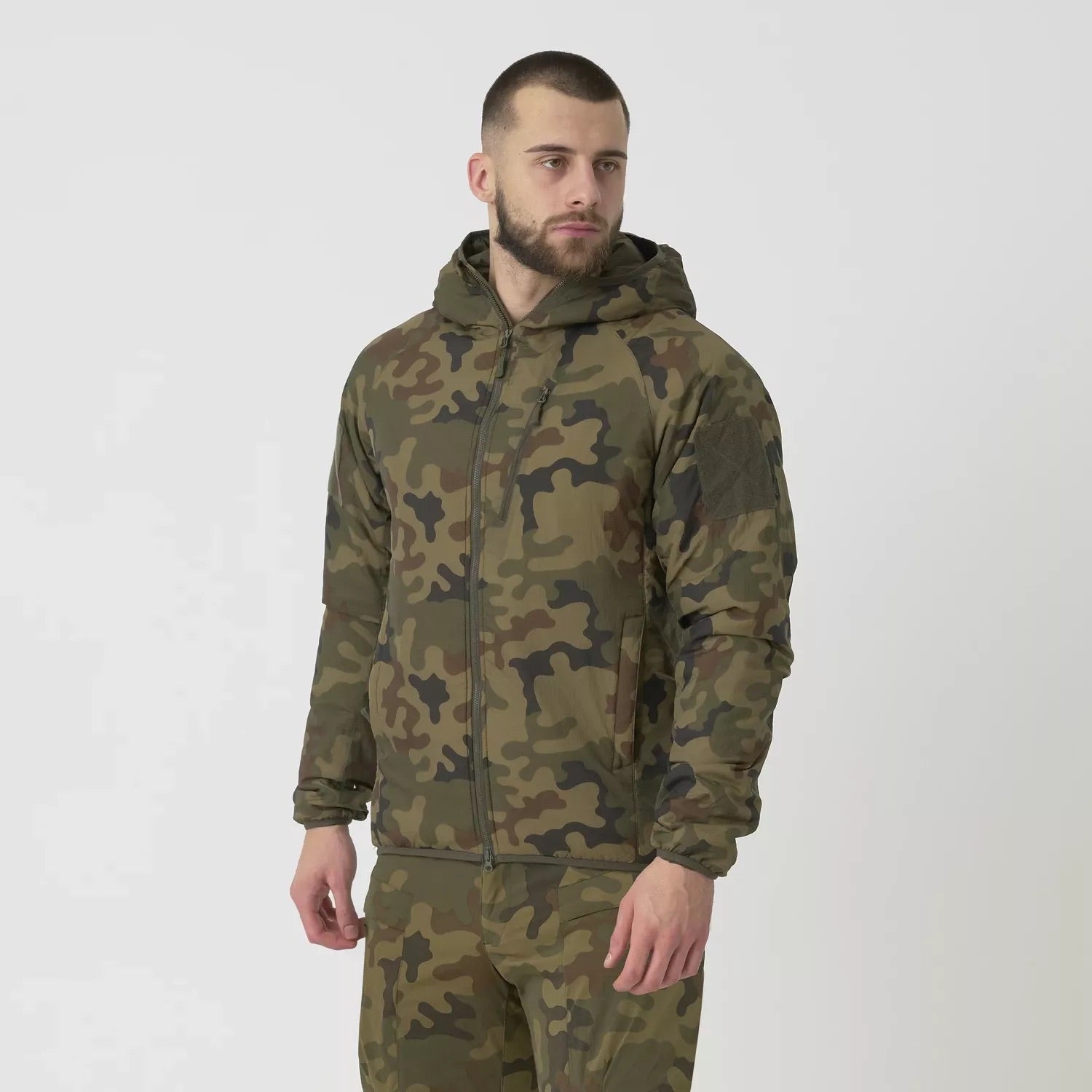 Wolfhound Jacket Kapuze Climashield APEX 67G Jacke PL Woodland