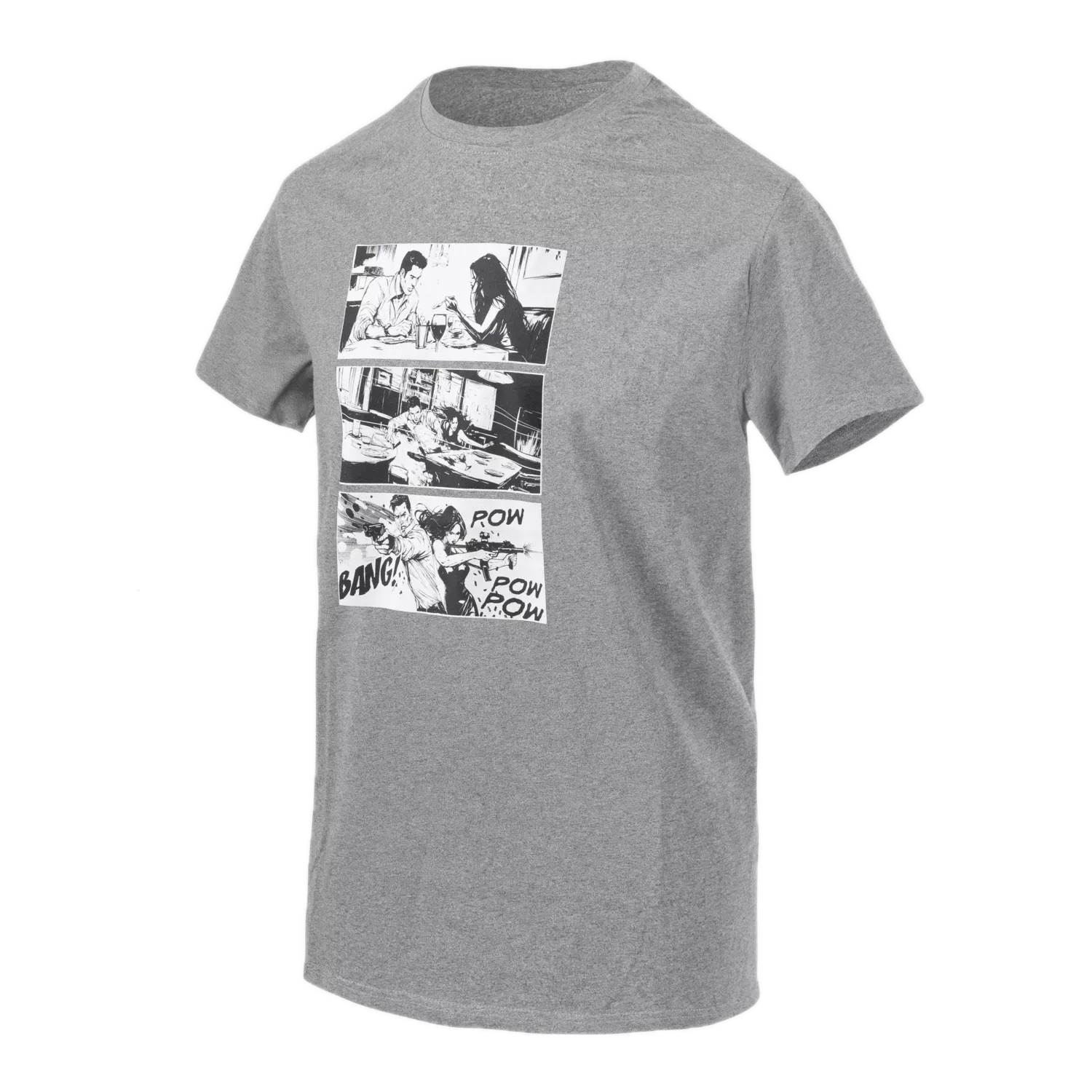 T-shirt (Combat Date) grau melange