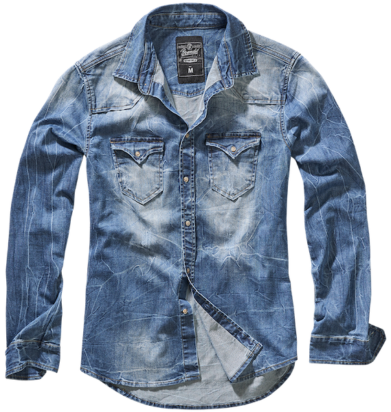 Hemd Riley Denim Shirt blau