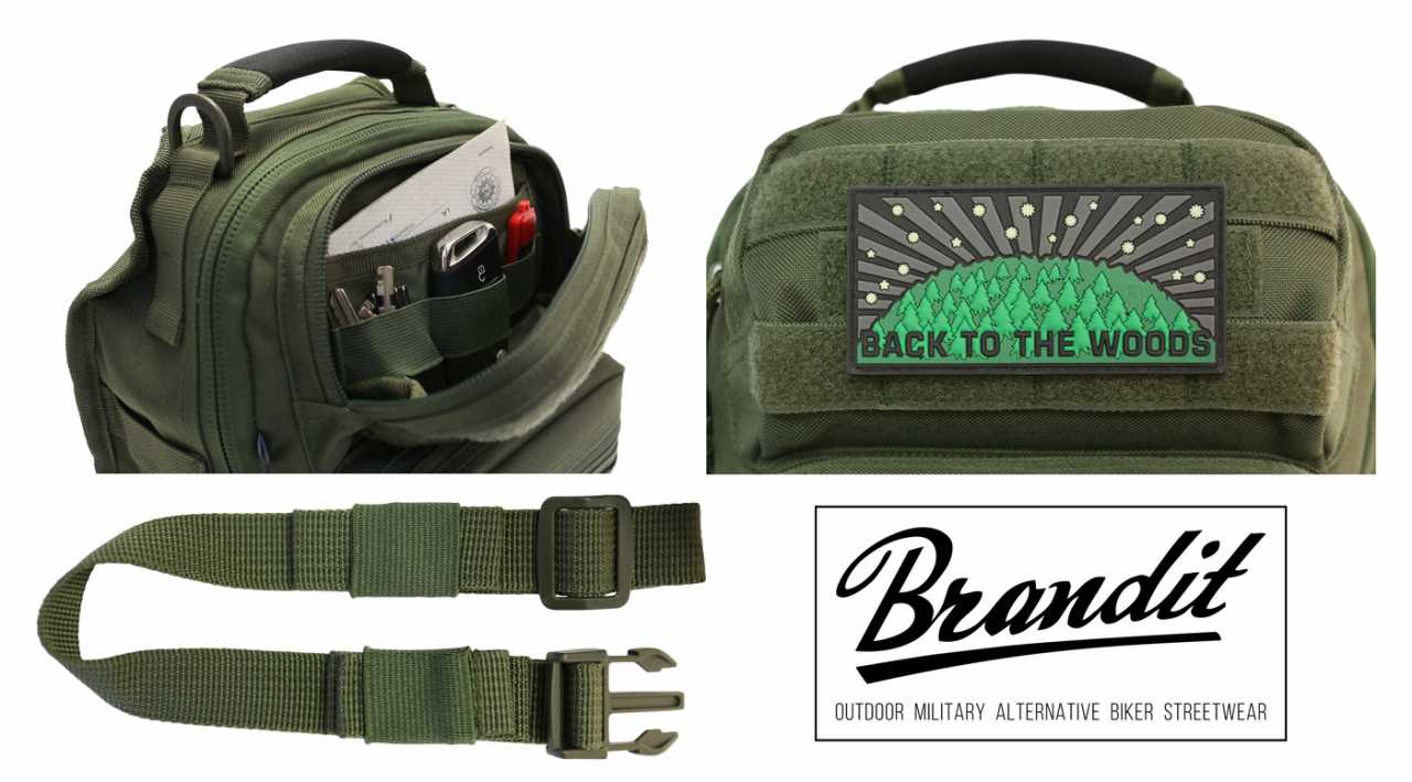 Umhängetasche US Cooper EDC Sling camo woodland