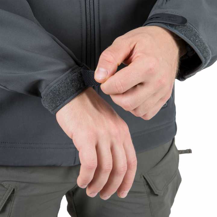 Jacke Gunfighter - Shark Skin Windblocker schwarz