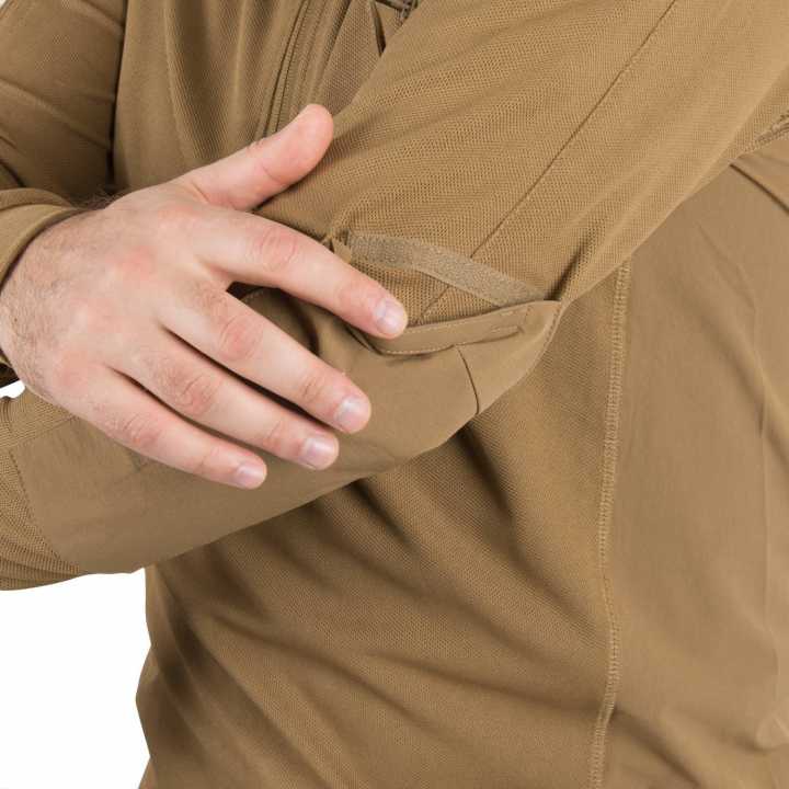 Range Polo Langarmshirt, schwarz