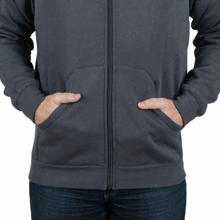 Urban Tactical Hoodie Lite (FullZip) - schwarz