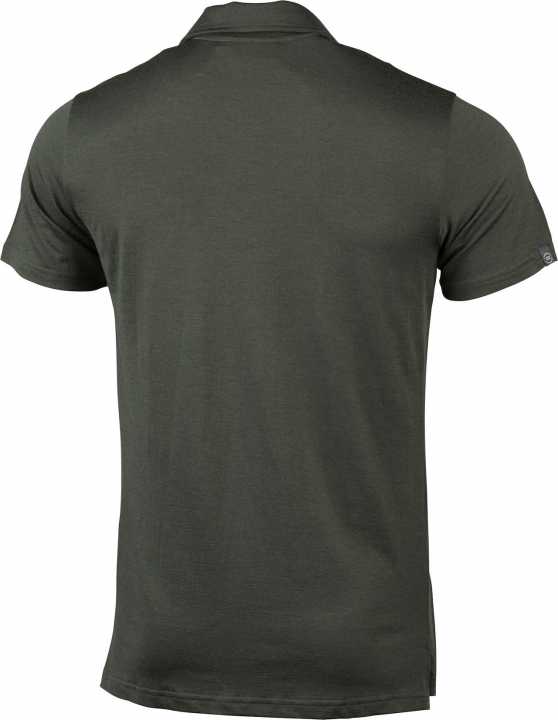 Gimmer Merino Lt Polo Ms Tee, Forest Green