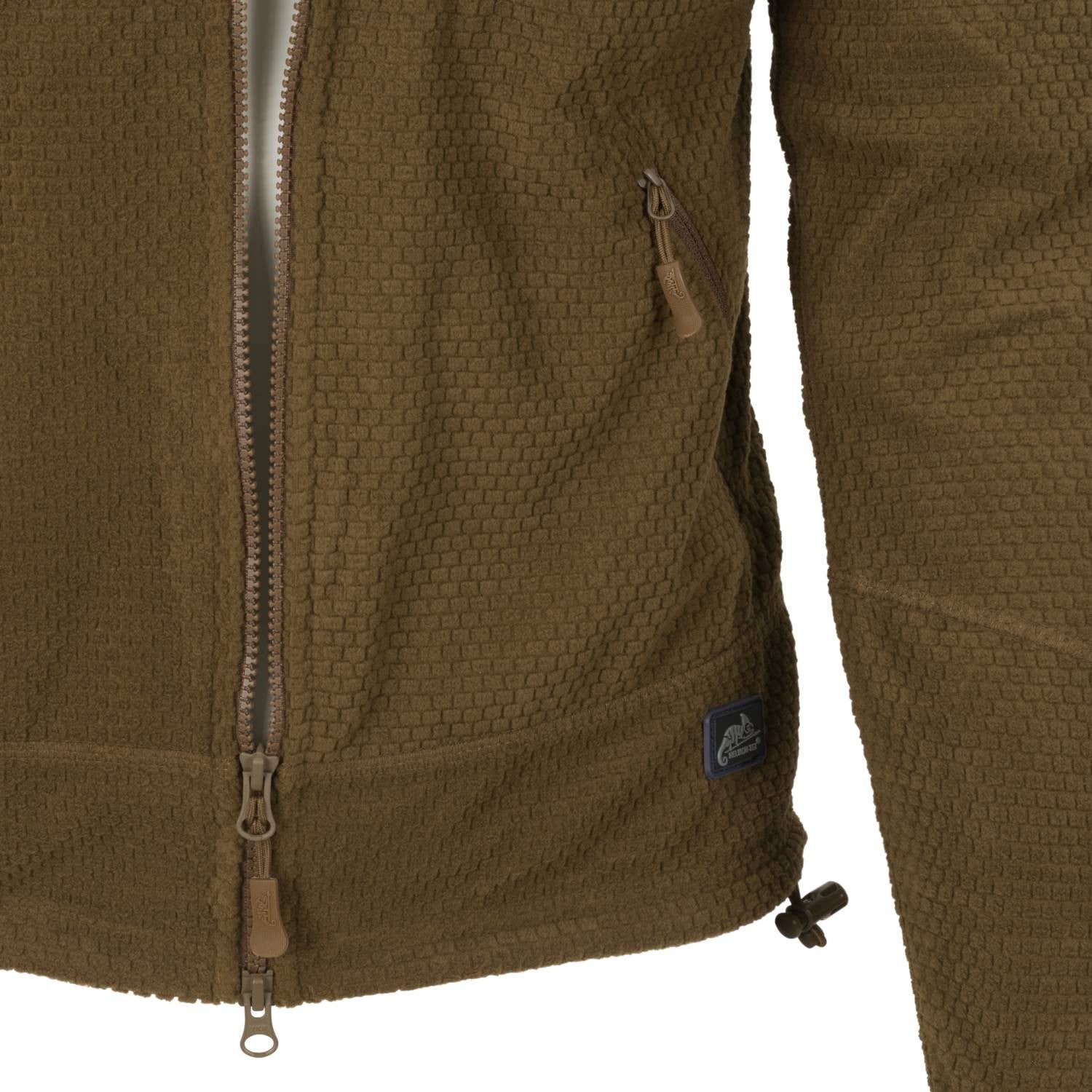 Alpha Tactical Jacket schwarz - Grid Fleece