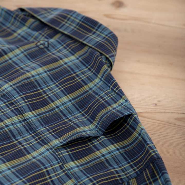 QT taktisches Shirt blau kariert