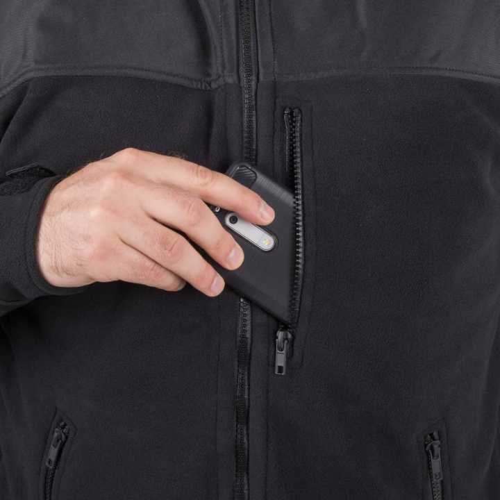 Classic Army Fleece Jacke oliv-schwarz