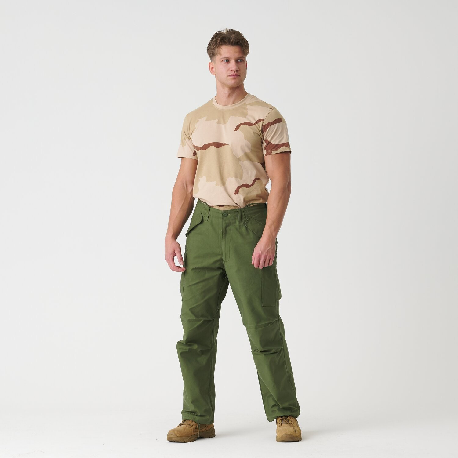 M65 Hose Nyco Sateen oliv