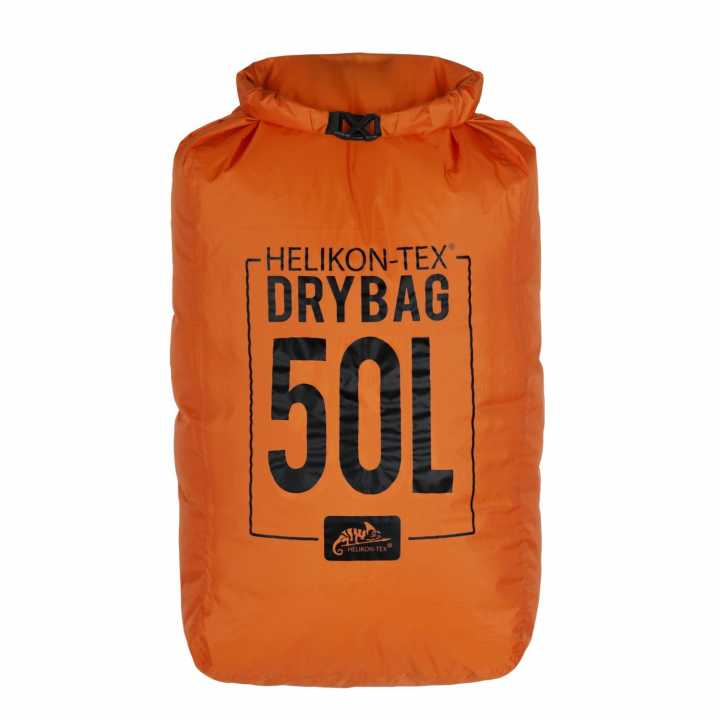Wasserdichte Wandertasche 50L orange/schwarz