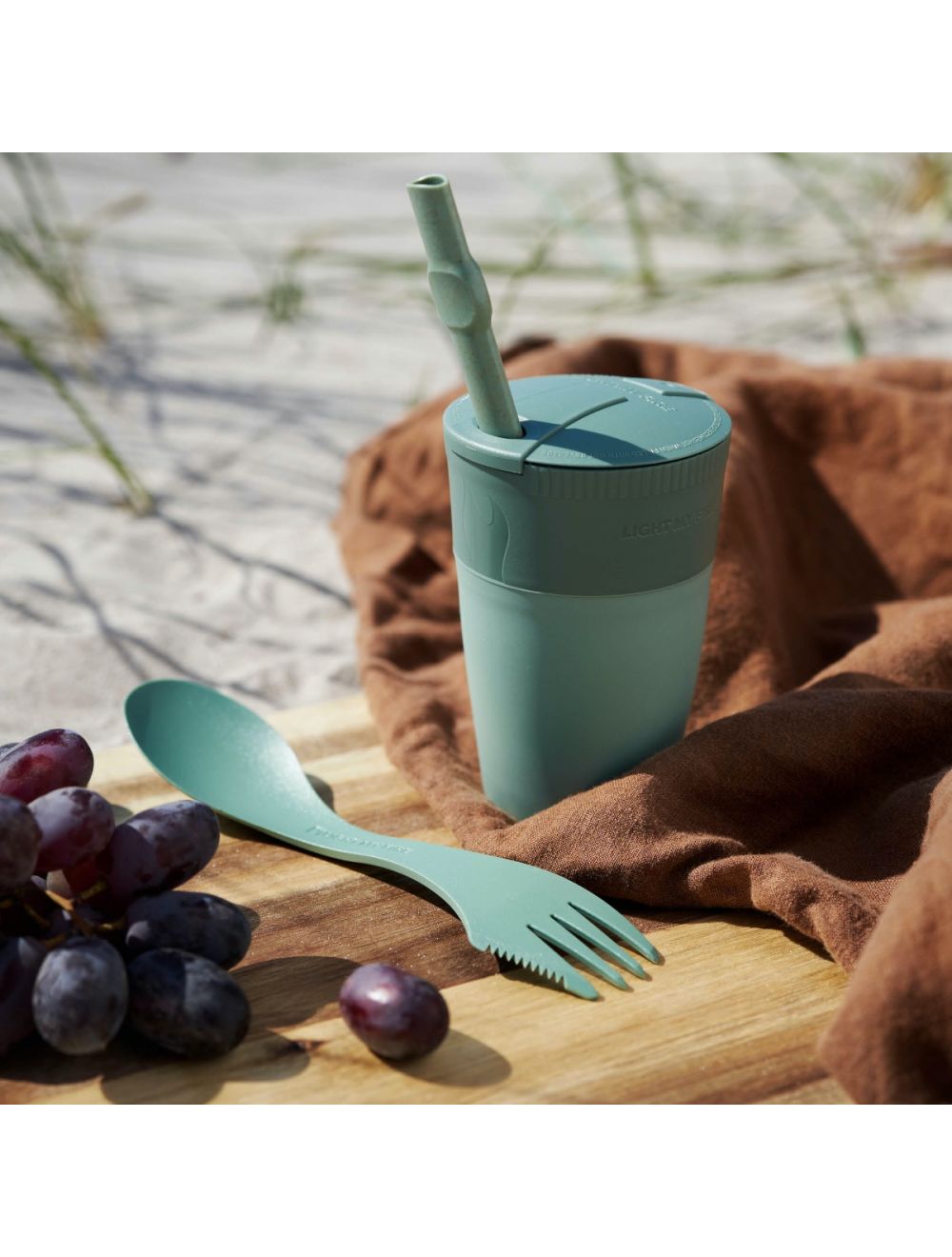 Spork mittel yellow
