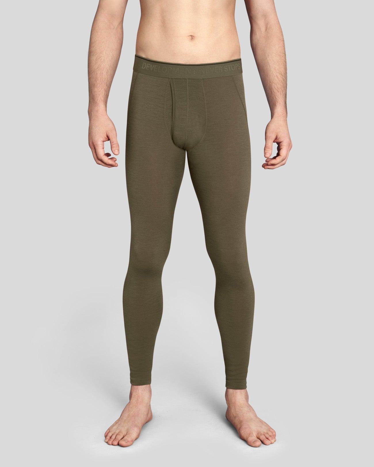 Merino Jockey Tights long FR stone grey