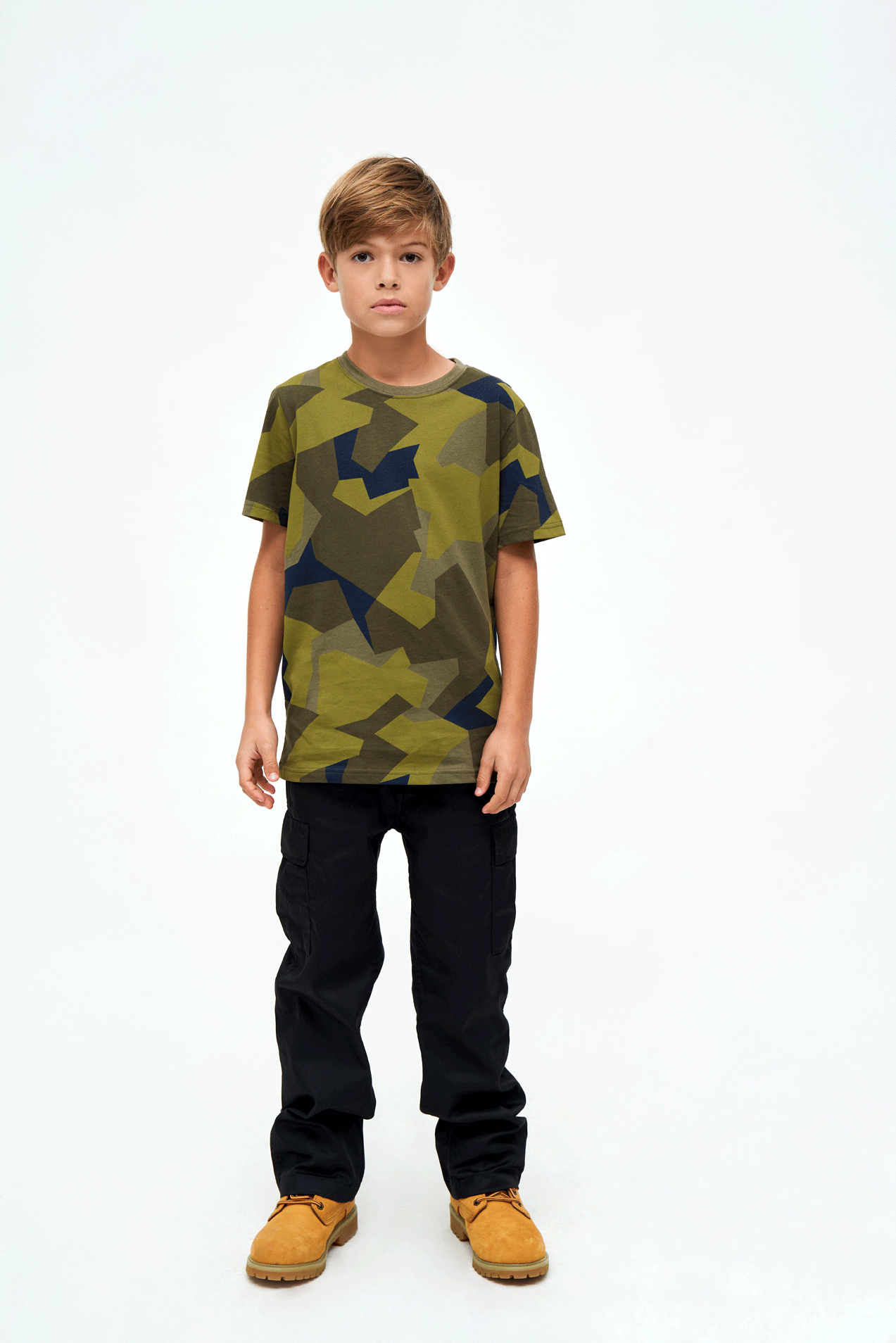 Kids T-Shirt swedishcamo