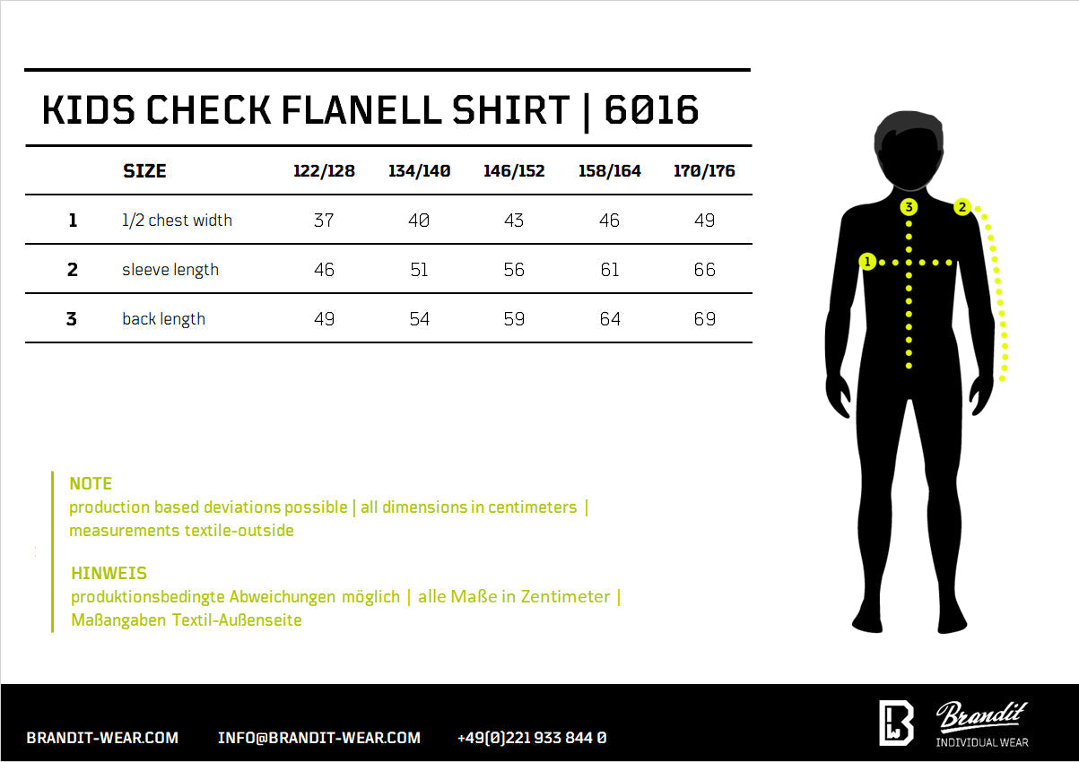 Kids Checkshirt black/grey