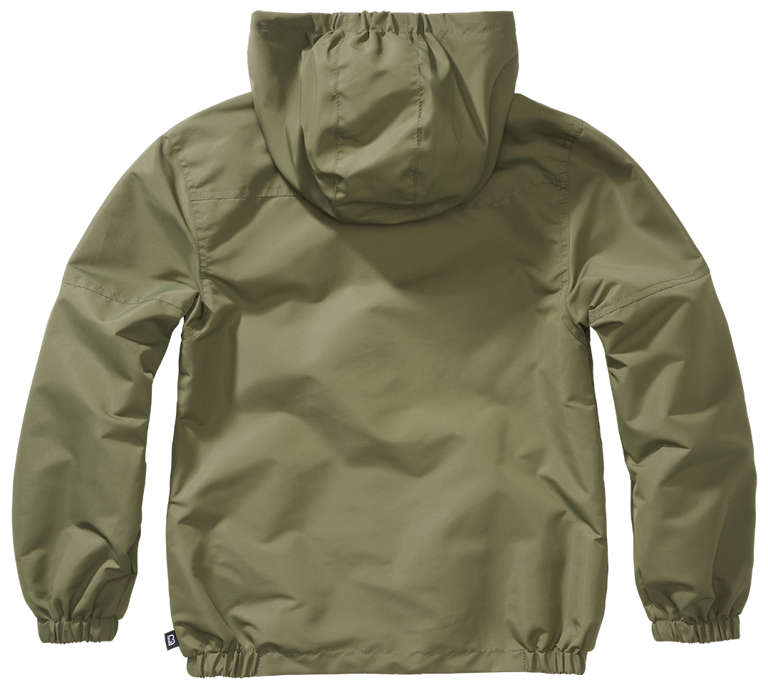 Kids Summerwindbreaker Frontzip olive