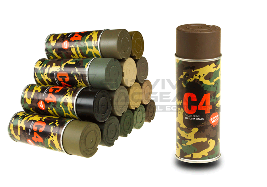 C4 Mil Grade Color Spray RAL 8027