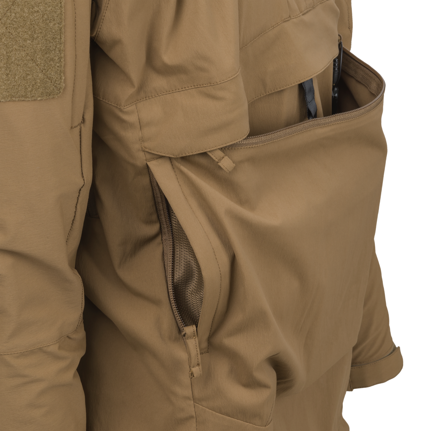 MISTRAL Anorak Jacket - Soft Shell - Mud Brown