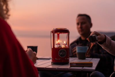 UCO Candlelier Kerzenlaterne rot