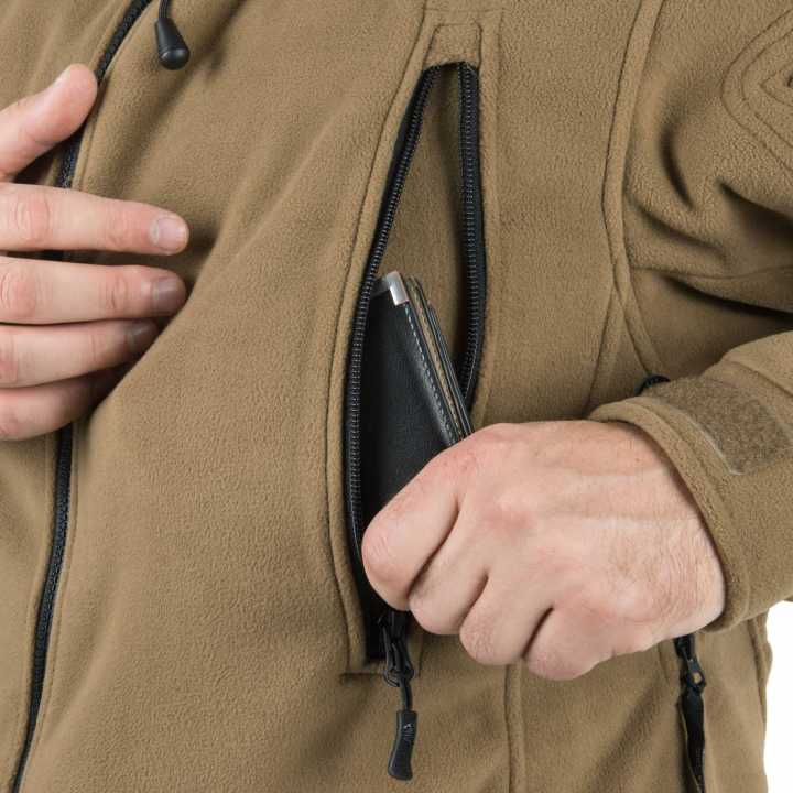 Fleecejacke Patriot schwarz - Double Fleece