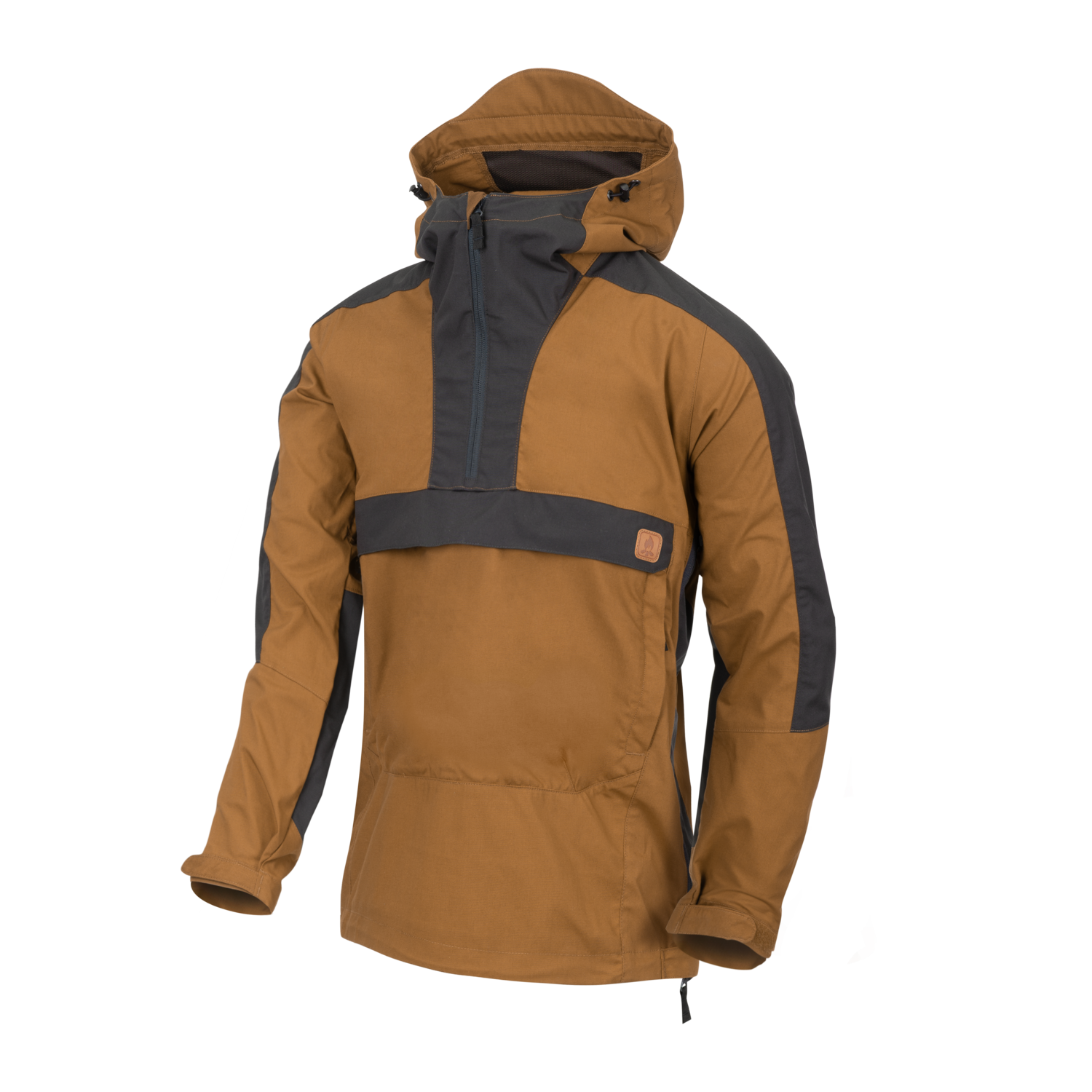 WOODSMAN Anorak Jacke - coyote / ash grey