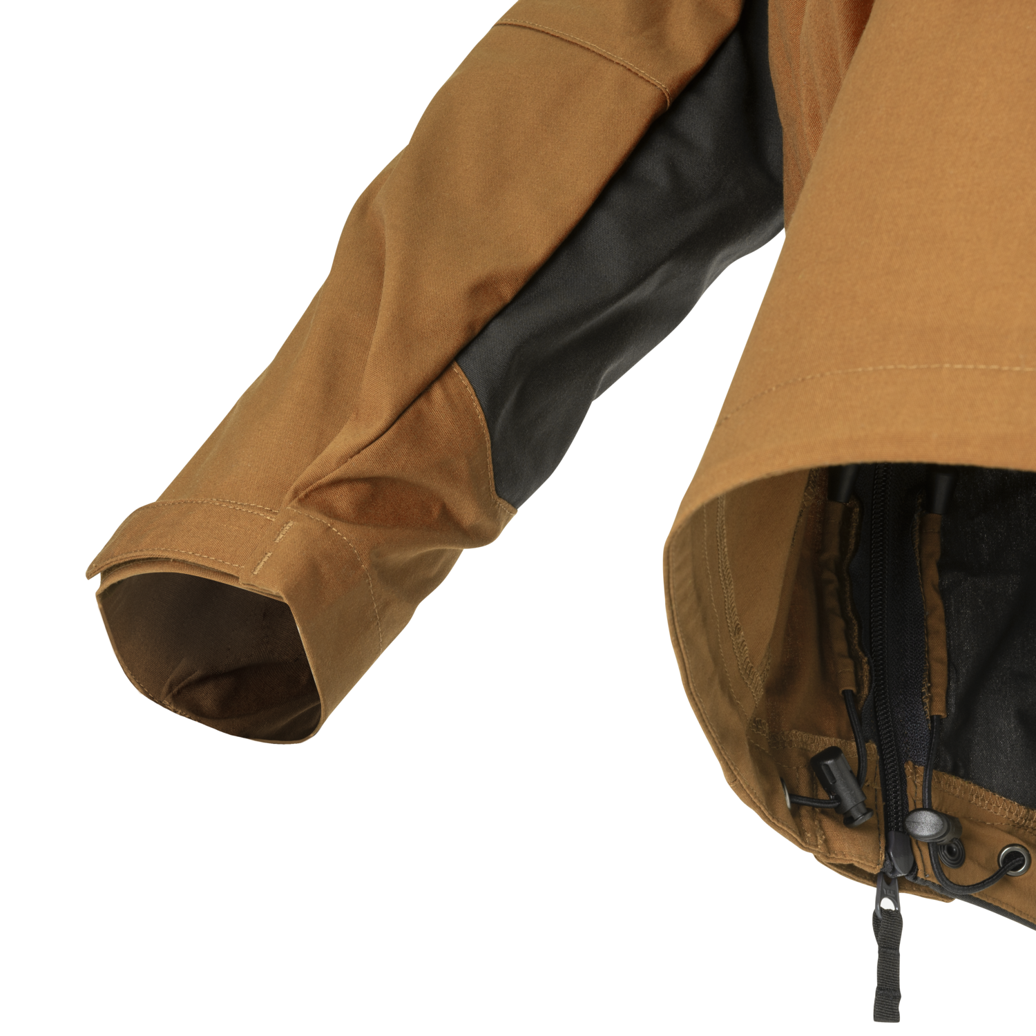 WOODSMAN Anorak Jacke - coyote / ash grey