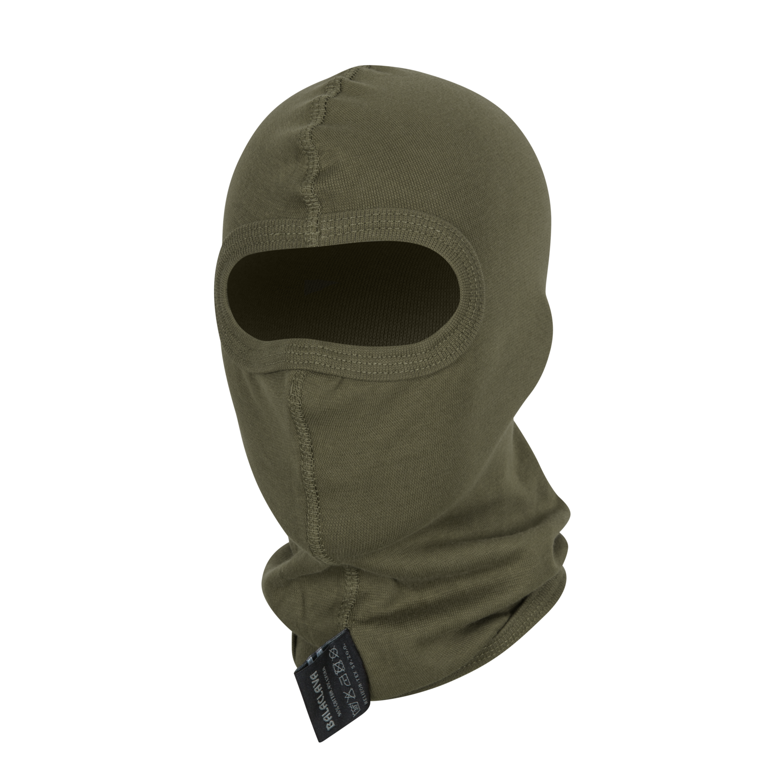 Balaclava aus Baumwolle - olive