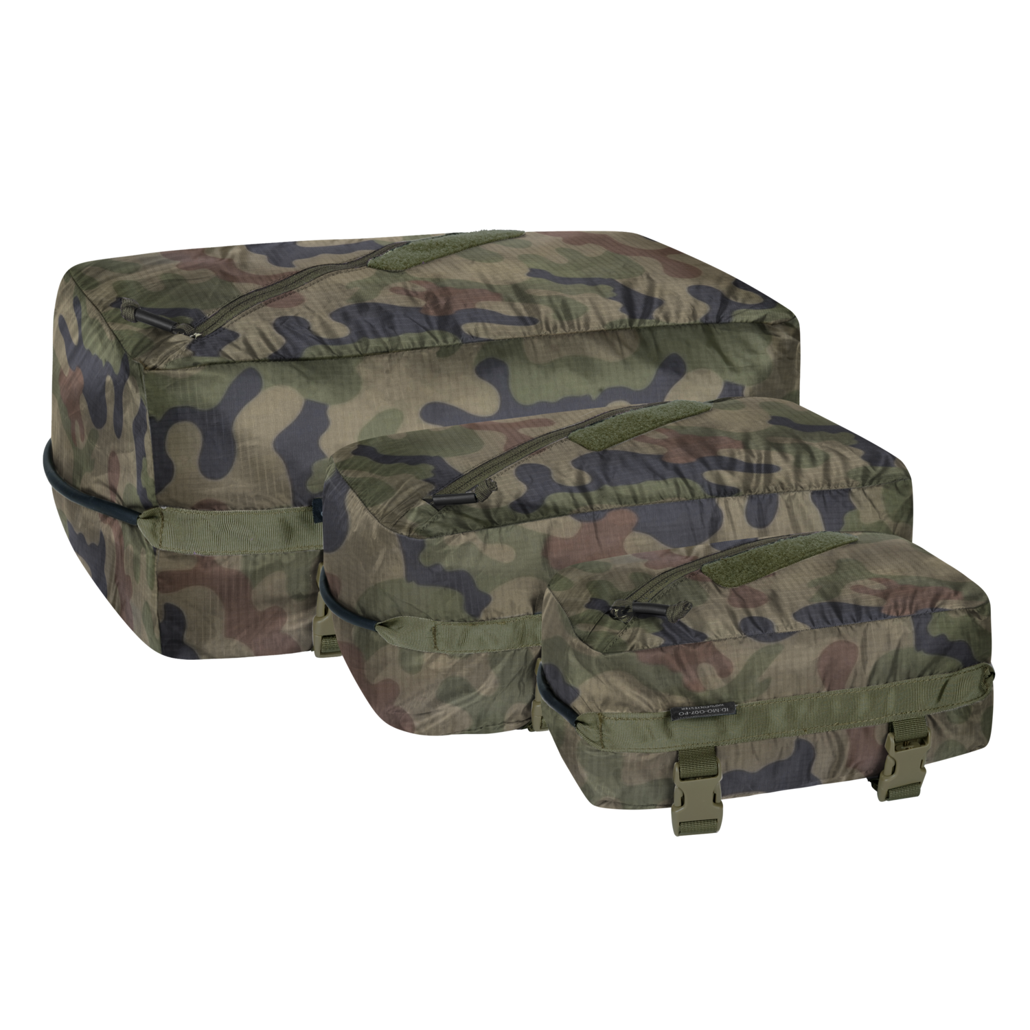 PAKCELL Set Polyester Ripstop - PL woodland
